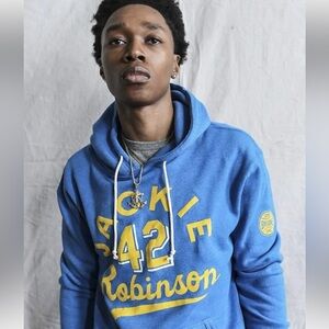 UCLA - Jackie Robinson Baseball Blue PO Hoody